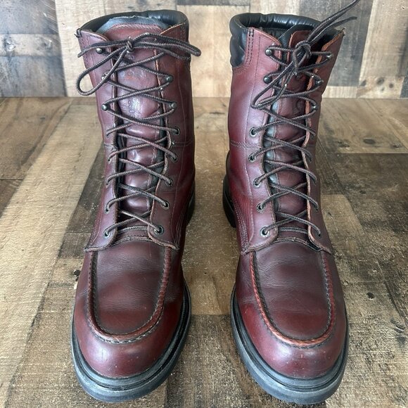 Red Wing 402 Moc Toe Work Boots Mens 13 C - Picture 6 of 12